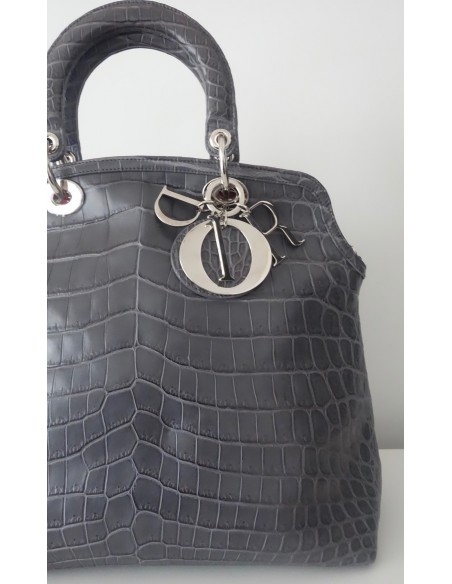 SAC DIOR GRANVILLE CROCODILE