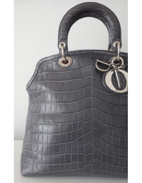 SAC DIOR GRANVILLE CROCODILE