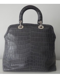 SAC DIOR GRANVILLE CROCODILE 2