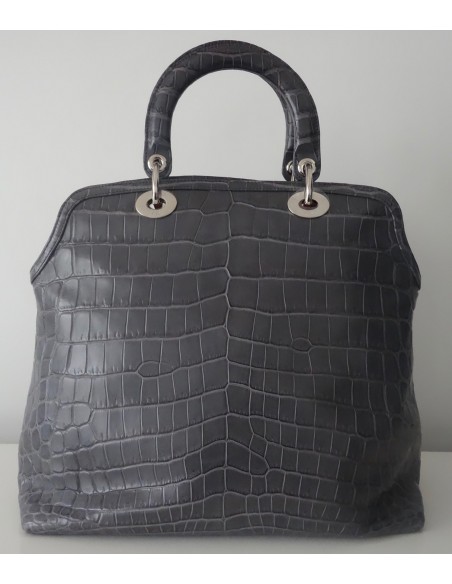 SAC DIOR GRANVILLE CROCODILE