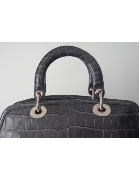 SAC DIOR GRANVILLE CROCODILE