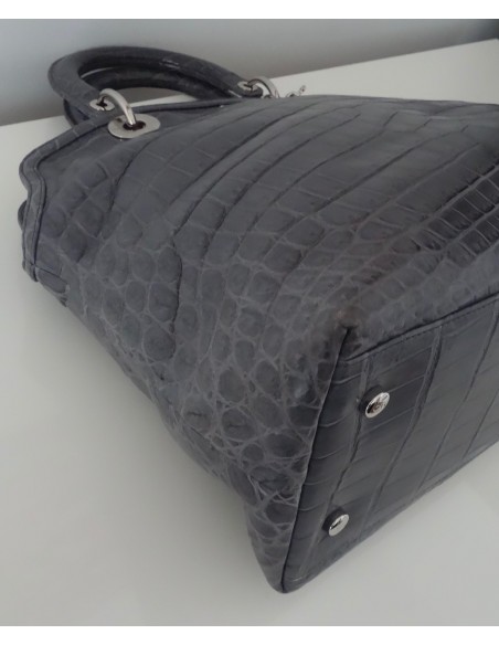 SAC DIOR GRANVILLE CROCODILE