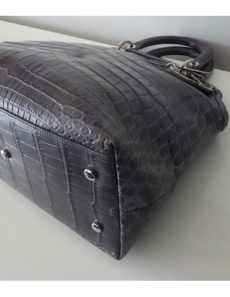 SAC DIOR GRANVILLE CROCODILE