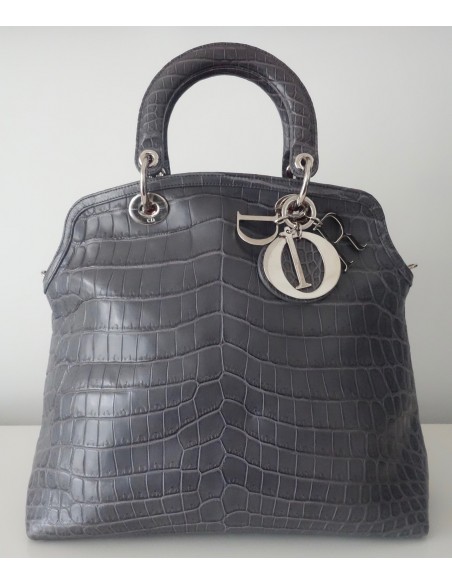 SAC DIOR GRANVILLE CROCODILE