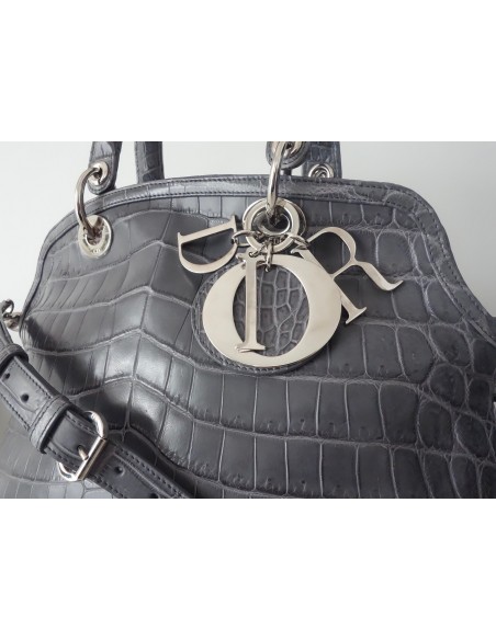 SAC DIOR GRANVILLE CROCODILE