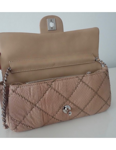 SAC CHANEL MADEMOISELLE BAGUETTE CUIR EXOTIQUE