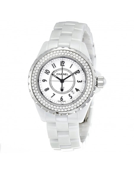 MONTRE CHANEL J12 FULL DIAMANTS POUR DAME