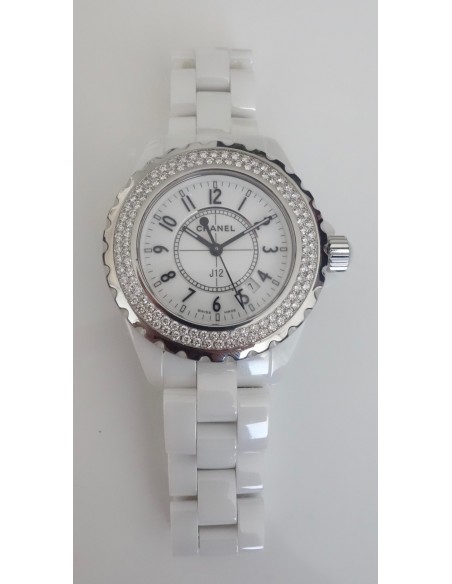 MONTRE CHANEL J12 FULL DIAMANTS POUR DAME