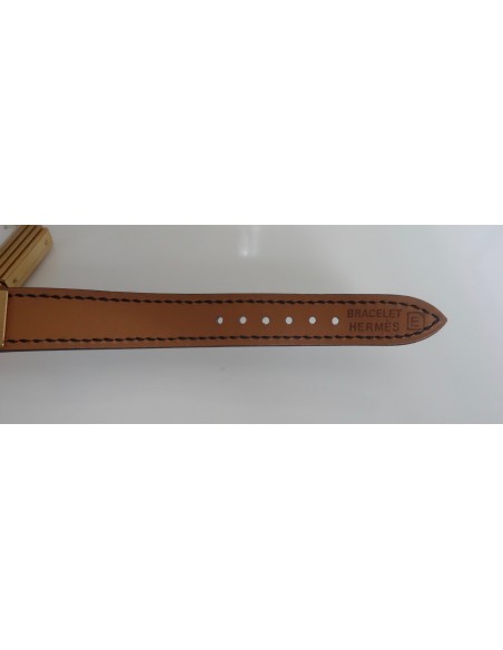 MONTRE HERMES KELLY PLAQUE OR