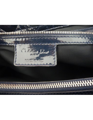 SAC DIOR SOFT CUIR VERNI BLEU MARINE SAC DIOR SOFT CUIR VERNI BLEU MARINE