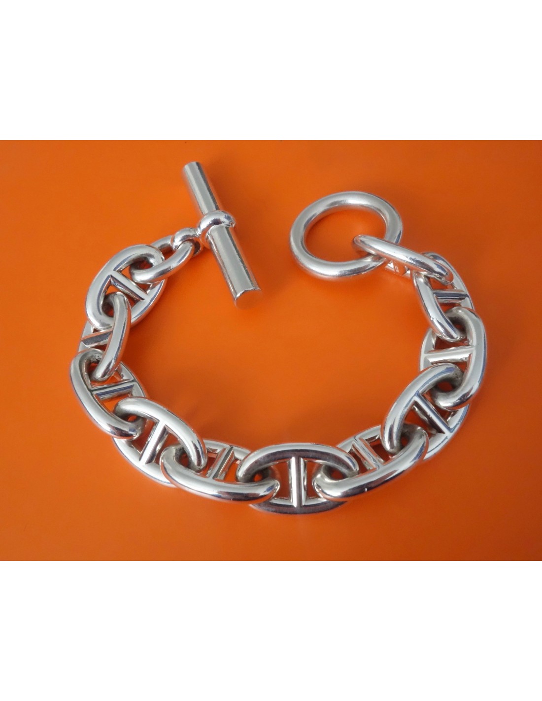 BRACELET HERMES CHAINE D'ANCRE TGM