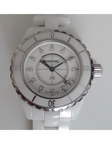 MONTRE CHANEL J12 INDEX DIAMANTS MONTRE CHANEL J12 INDEX DIAMANTS