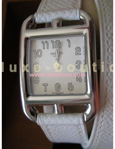 MONTRE CAPE COD HERMES DOUBLE TOUR BLANC MONTRE CAPE COD HERMES DOUBLE TOUR BLANC