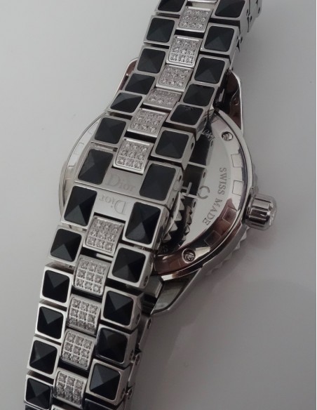 MONTRE DIOR CHRISTAL DIAMANTS BRACELET DIAMANTS