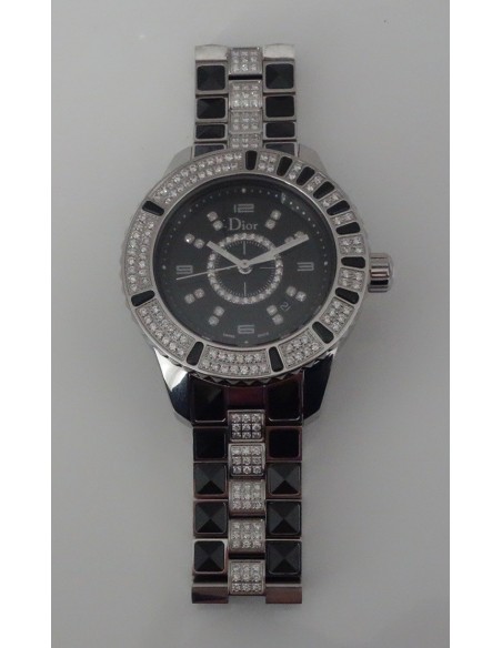 MONTRE DIOR CHRISTAL DIAMANTS BRACELET DIAMANTS