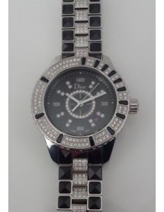 MONTRE DIOR CHRISTAL DIAMANTS BRACELET DIAMANTS 2