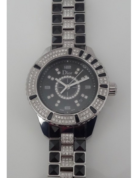 MONTRE DIOR CHRISTAL DIAMANTS BRACELET DIAMANTS