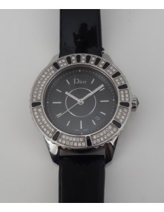 MONTRE DIOR CHRISTAL NOIRE DIAMANTS 2
