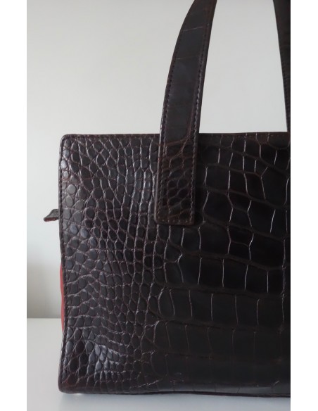 SAC CHANEL SHOPPING CROCODILE