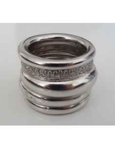 BAGUE POMELLATO TUBULAIRE 2