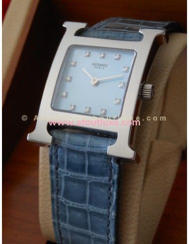 MONTRE HERMES HEURE H INDEX DIAMANTS