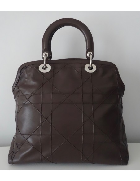 SAC DIOR GRANVILLE CUIR ET PYTHON