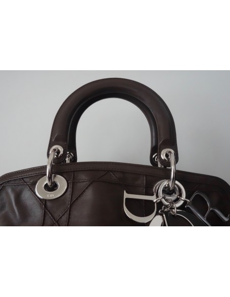 SAC DIOR GRANVILLE CUIR ET PYTHON