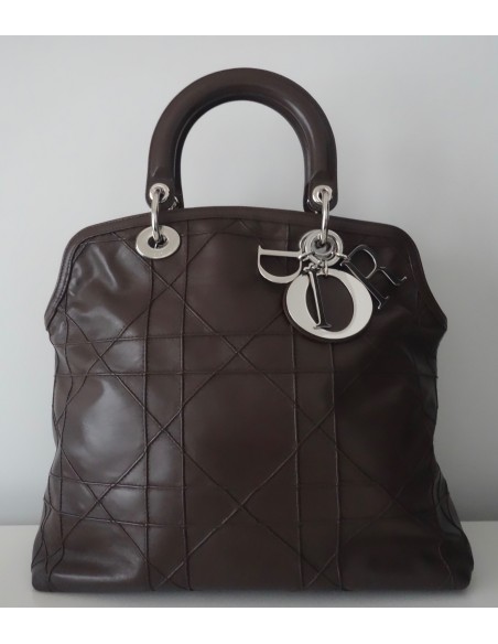 SAC DIOR GRANVILLE CUIR ET PYTHON