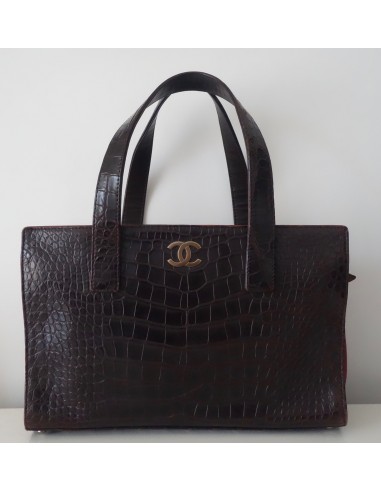 SAC CHANEL SHOPPING CROCODILE