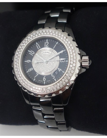 MONTRE CHANEL J12 33mm FULL DIAMANTS