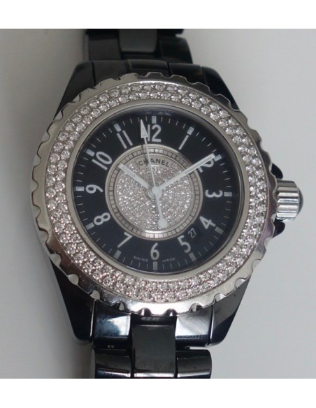 MONTRE CHANEL J12 33mm FULL DIAMANTS