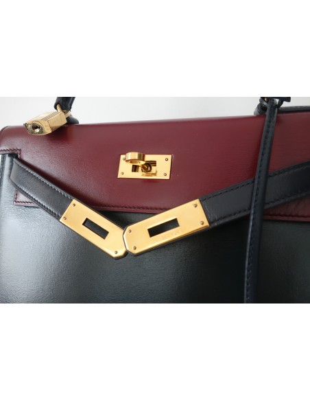 SAC HERMES KELLY BOX 28 TRICOLORE