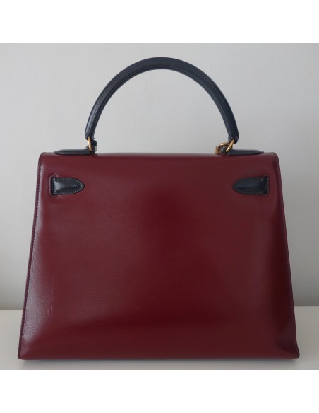 SAC HERMES KELLY BOX 28 TRICOLORE