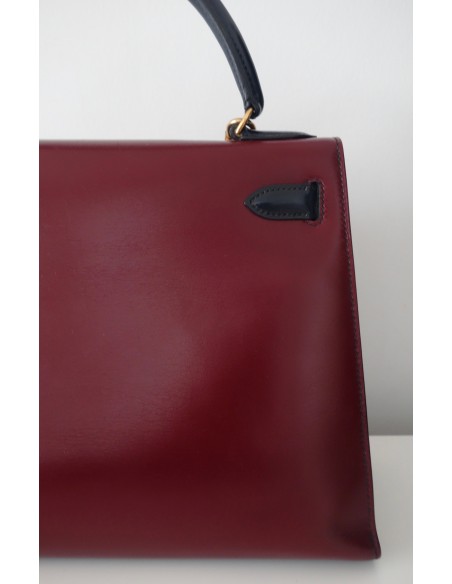 SAC HERMES KELLY BOX 28 TRICOLORE