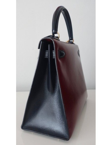 SAC HERMES KELLY BOX 28 TRICOLORE