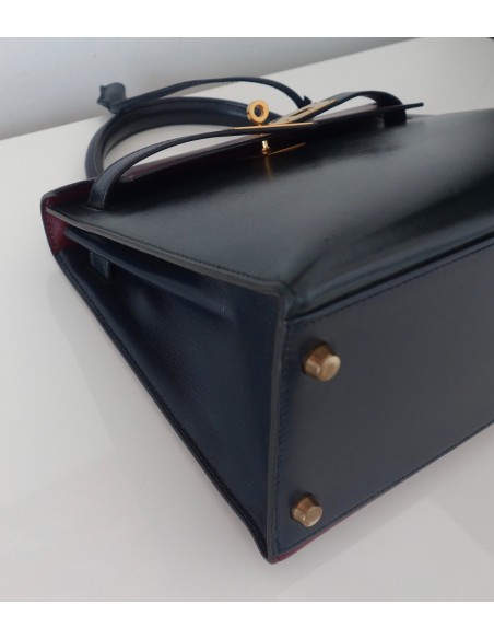 SAC HERMES KELLY BOX 28 TRICOLORE