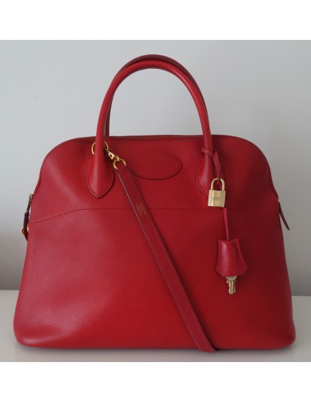 SAC HERMES BOLIDE ROUGE 35