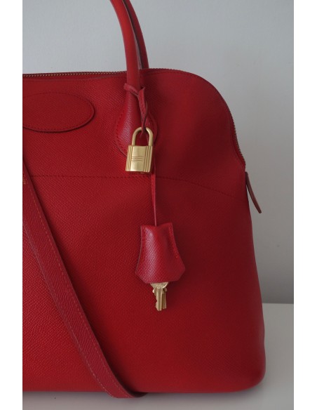 SAC HERMES BOLIDE ROUGE 35