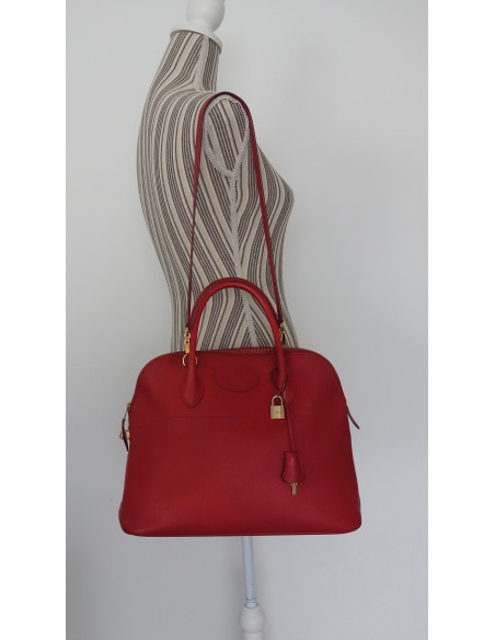 SAC HERMES BOLIDE ROUGE 35