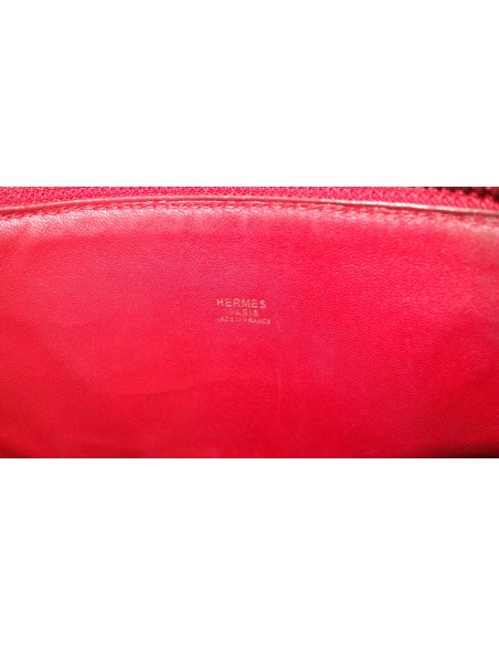 SAC HERMES BOLIDE ROUGE 35