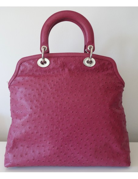 SAC DIOR GRANVILLE AUTRUCHE ROSE