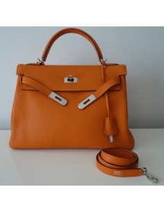 SAC HERMES KELLY 28 ORANGE 2