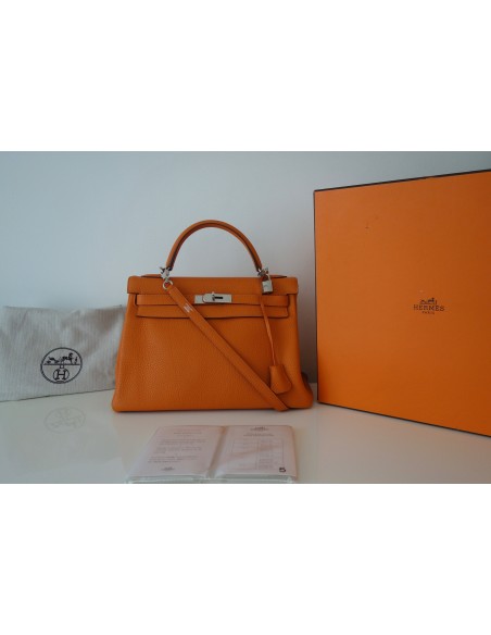 SAC HERMES KELLY 28 ORANGE