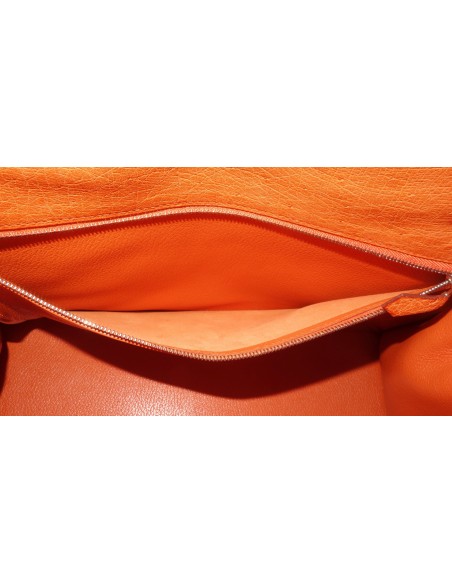 SAC HERMES KELLY AUTRUCHE ORANGE