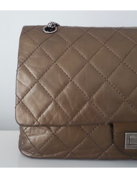 SAC CHANEL 2.55 BRONZE GM