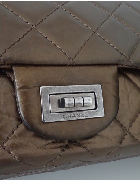 SAC CHANEL 2.55 BRONZE GM