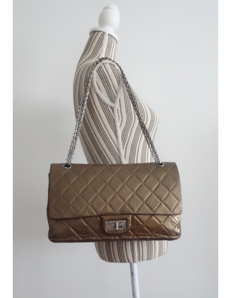 SAC CHANEL 2.55 BRONZE GM