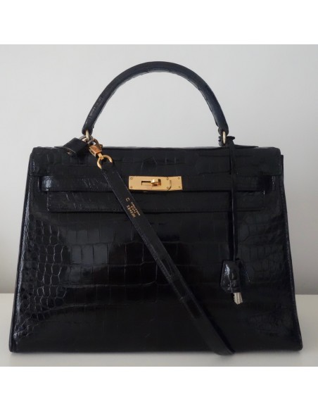 SAC HERMES KELLY CROCODILE 32