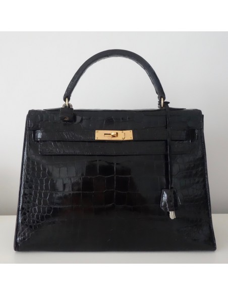 SAC HERMES KELLY CROCODILE 32