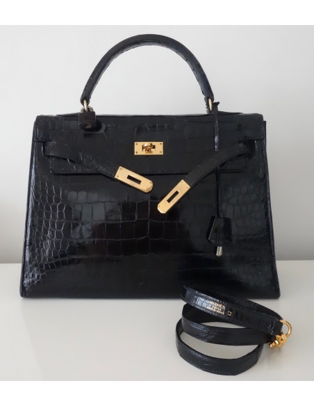 SAC HERMES KELLY CROCODILE 32